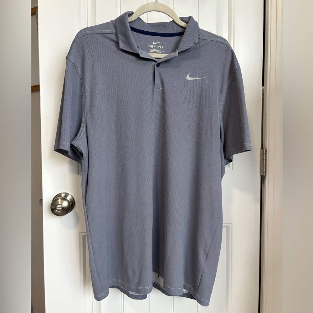 Nike Men's Blue Polo Shirt